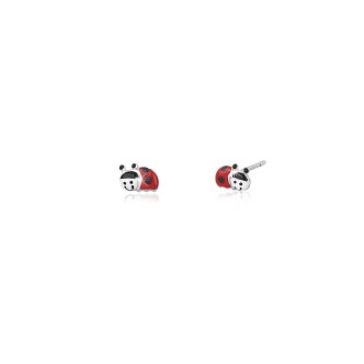 1 - Mabina ladybug woman earrings 563060 Silver 925