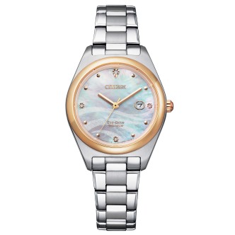 1 - Orologio donna Super Titanio Citizen madreperla EW2606-87Y acciaio collezione Citizen Lady