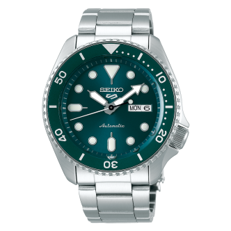 1 - Seiko SRPD61K1 automatic watch steel collezone 5 Sports