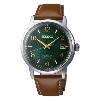 1 - Seiko Presage Automatic Watch SRPE45J1 leather strap