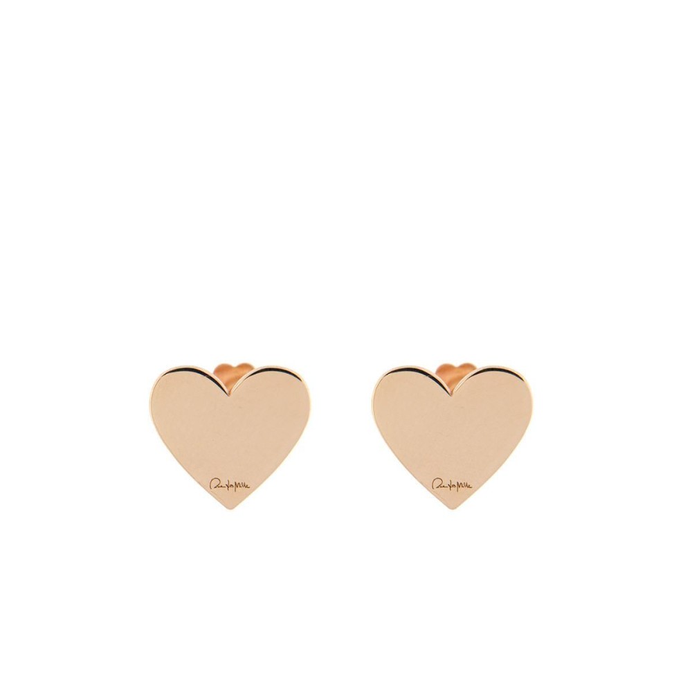 1 - Rue Des Mille lobe heart earrings OR-LOBO CUO Silver 925 collection "Dreams are desires"