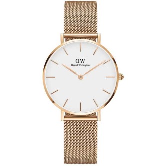 1 - Orologio Daniel Wellington Donna Solo Tempo Analogico cinturino in acciaio Petite Melrose DW00100163