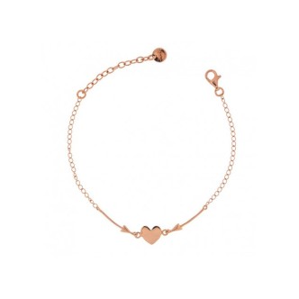 1 - Bracciale cuore e freccia donna Rues des Mille BR-CF  Argento 925 collezione " I sogni son desideri"