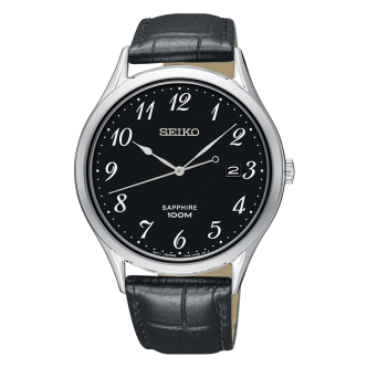 1 - Seiko men's time only watch SGEH77P1 Sapphire steel