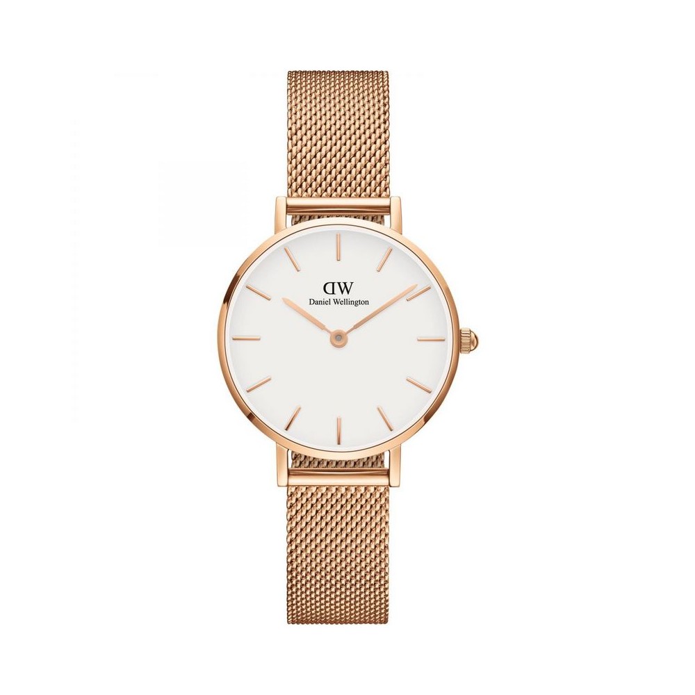 1 - Orologio Daniel Wellington Donna Solo Tempo Analogico cinturino in acciaio Petit Melrose DW00100219