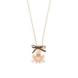 1 - Rue des Mille women's frog necklace CL-001 S RAN 925 silver "Dreams are desires" collection