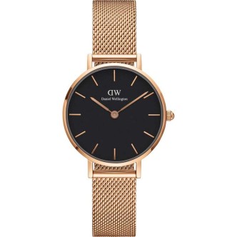 1 - Orologio Daniel Wellington Donna Solo Tempo Analogico cinturino in acciaio Petit Melrose DW00100217