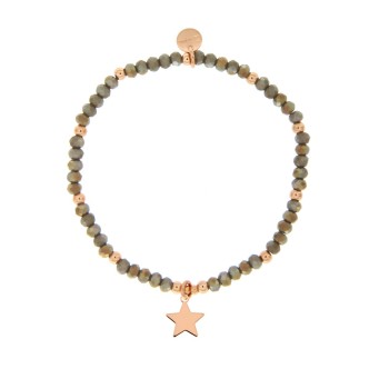 1 - Bracciale stella pietre Rue des Mille BR-PCOL INS GRE STE Argento 925 i sogni son desideri