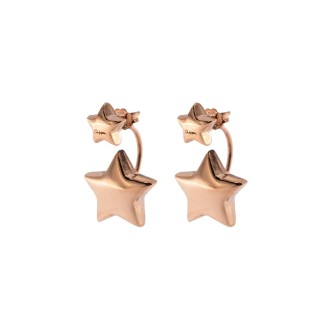 1 - Rues des Mille woman star earrings OR-EF 04 STE Silver 925 Golden Fall collection