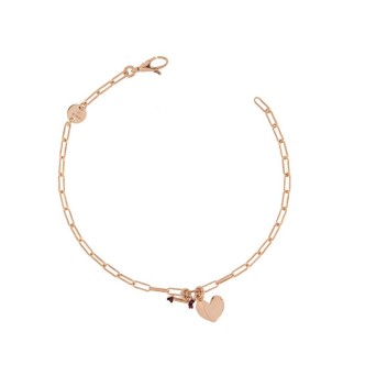 1 - Bracciale cuore e freccia Rue des Mille donna BRZ-401 C3 Argento 925 collezione Stardust