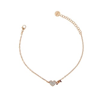 1 - Rue des Mille heart and arrow choker GRZ-201 C3 RSA 925 silver Stardust collection