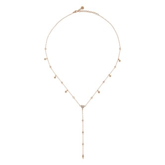 1 - Collana cuore con zirconi Rue des Mille GRZ-BO ROS Argento 925 collezione Stardust