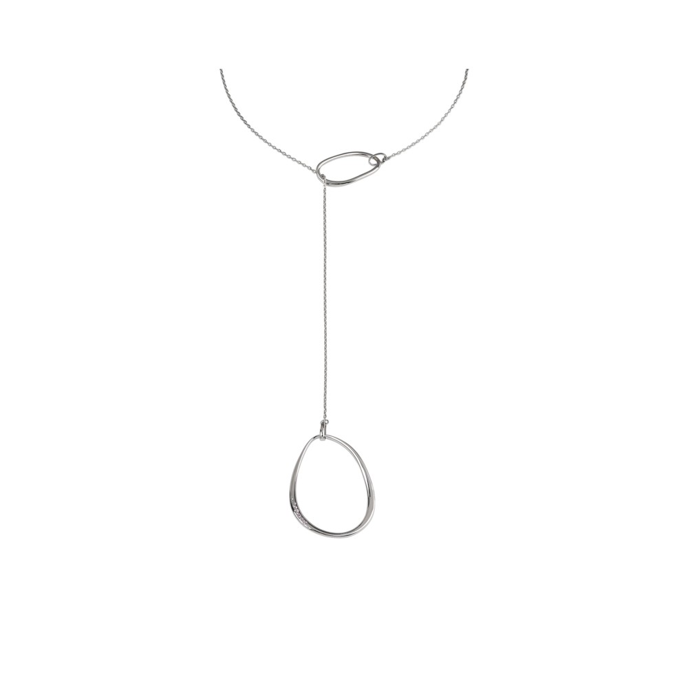 1 - Collana donna Breil Wish TJ2899 acciaio Ip Silver