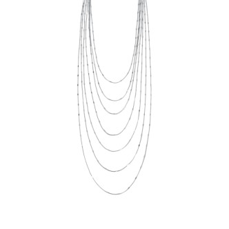 1 - Breil Sinuous TJ2942 woman necklace in steel IP Silver