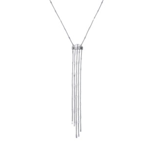 1 - Breil Sinuous TJ2940 woman necklace in steel IP Silver