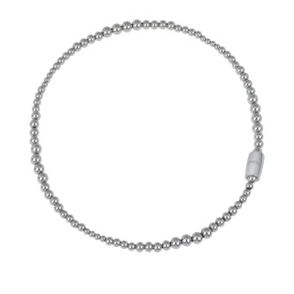 1 - Collana donna Breil Magnetica System Medium Moon TJ2933 acciaio IP Silver