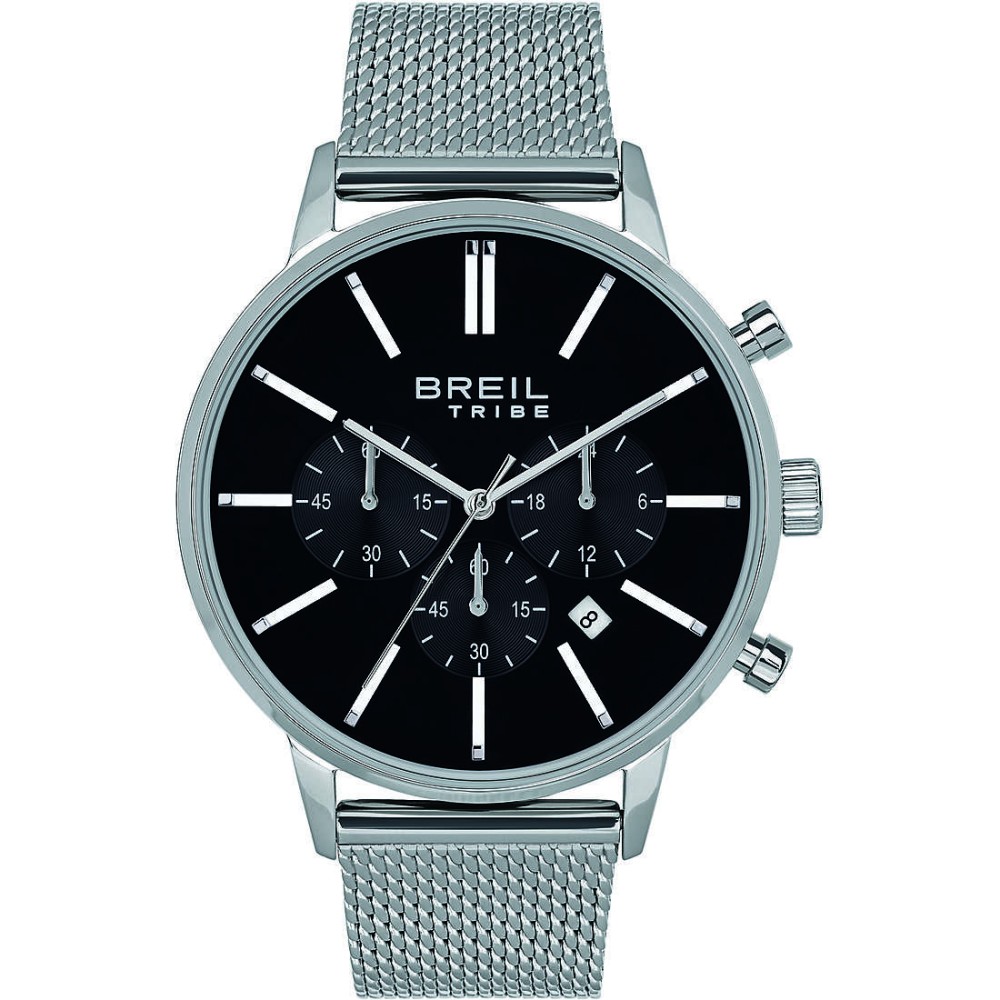 1 - Breil men's chronograph watch EW0509 steel Avery Chrono collection