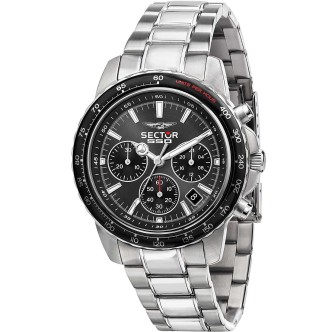 1 - Sector chronograph men's watch R3273993002 steel 550 collection