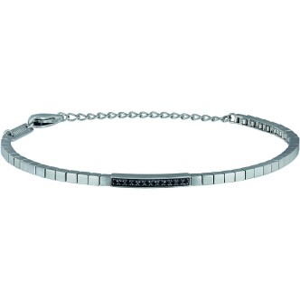 1 - Bracciale uomo Breil B Tale TJ2959 acciaio con cristalli