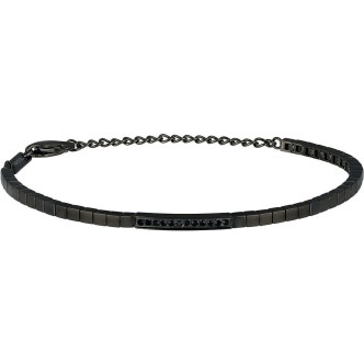 1 - Bracciale uomo Breil B Tale TJ2960 acciaio con cristalli