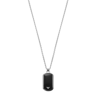 1 - Emporio Armani EGS1726040 men's steel necklace Essential collection