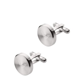 1 - Cufflinks man Emporio Armani EGS2481040 steel Essential collection