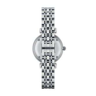 1 - Emporio Armani AR1908 steel woman time only watch Gianni T-Bar collection