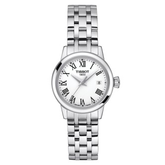 1 - Woman watch only time Tissot T129.210.11.013.00 steel Classic Dream Lady collection