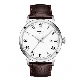 1 - Man watch only time Tissot T129.410.16.013.00 steel Classic Dream collection