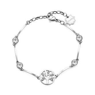 1 - Bracciale albero della vita Chakra Brosway BHKB036 acciaio con cristalli