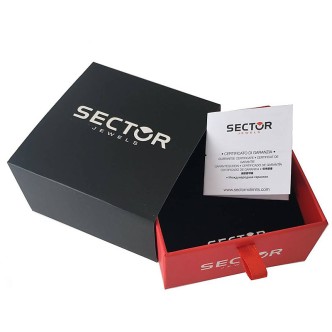 1 - Bracciale Basic Sector uomo acciaio lucido e satinato SZS31