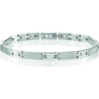 1 - Bracciale Basic Sector uomo acciaio lucido e satinato SZS33