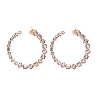 1 - Symphonia Brosway BYM74 steel woman earrings with crystals