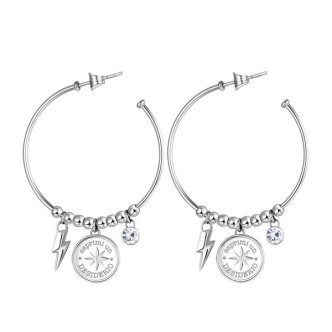 1 - Wind rose earrings Chakra woman Brosway BHKL23 316L steel