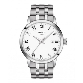 1 - Man watch only time Tissot T129.410.11.013.00 steel Classic Dream collection