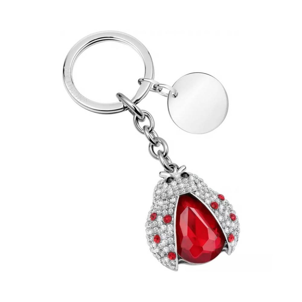 1 - Morellato MAGIC SD0394 ladybug ladybug keychain in steel with crystals