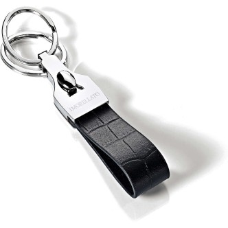 1 - Morellato men's leather keychain SU0605 Prestige collection