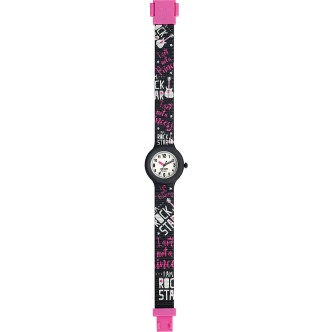 1 - Orologio Rockstar Hip Hop bambina HWU0903 silicone Kid's Fun