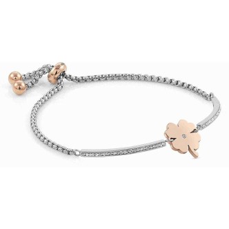 1 - Bracciale Quadrifolgio donna Nomination 028004/006 acciaio 316L collezione Milleluci