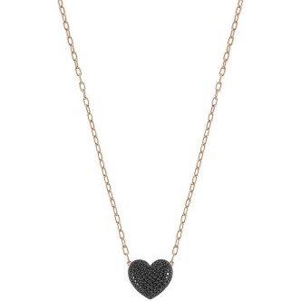 1 - Black heart necklace Nomination woman 147912/020 925 Silver Easychic collection