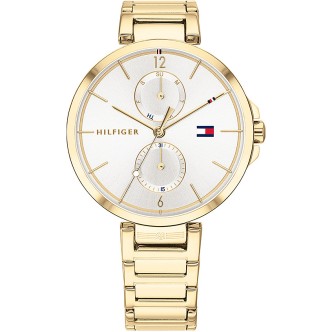 1 - Tommy Hilfiger Angela watch woman Multifunction 1782128 gold-colored steel