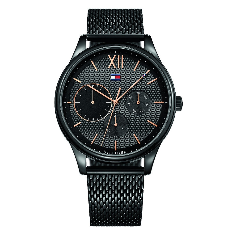 1 - Tommy Hilfiger watch Damon Multifunction man 1791420 Milan mesh bracelet