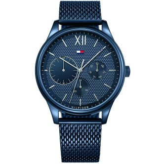 1 - Orologio Tommy Hilfiger Damon Multifunzione uomo 1791421 bracciale Maglia Milano