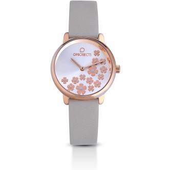 1 - Orologio Ops Objects Solo Tempo donna cinturino in Ecopelle collezione Bold Flower OPSPW-554