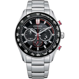 1 - Orologio Citizen Aviator Cronografo uomo CA4484-88E acciaio Eco-Drive