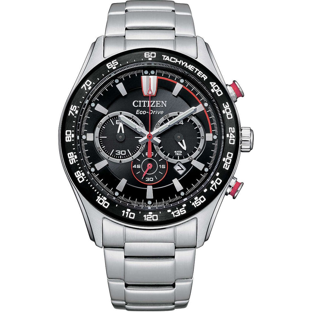 1 - Citizen Aviator Chronograph men's watch CA4484-88E steel Eco-Drive