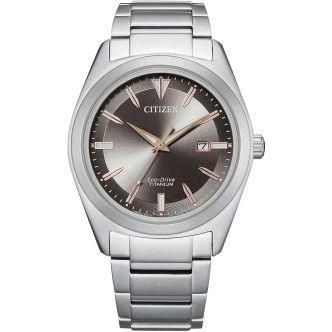 1 - Citizen Super Titanium men's watch AW1640-83H Eco-Drive steel