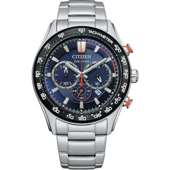 1 - Citizen Aviator Chronograph men's watch CA4486-82L steel Eco-Drive