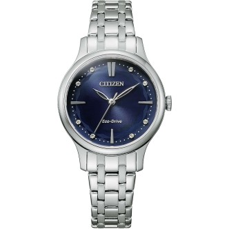 1 - Orologio Citizen donna Classic EM0890-85L acciaio Eco-Drive