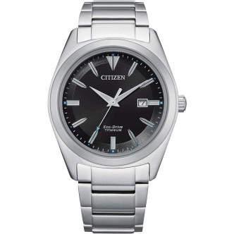 1 - Citizen Super Titanium men's watch AW1640-83E Eco-Drive steel